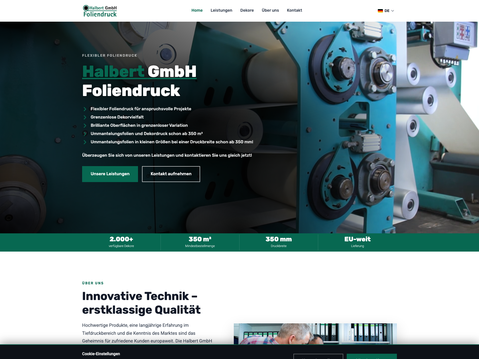 Website-Referenz Halbert GmbH – Webdesign & Development von Coding Gorillas